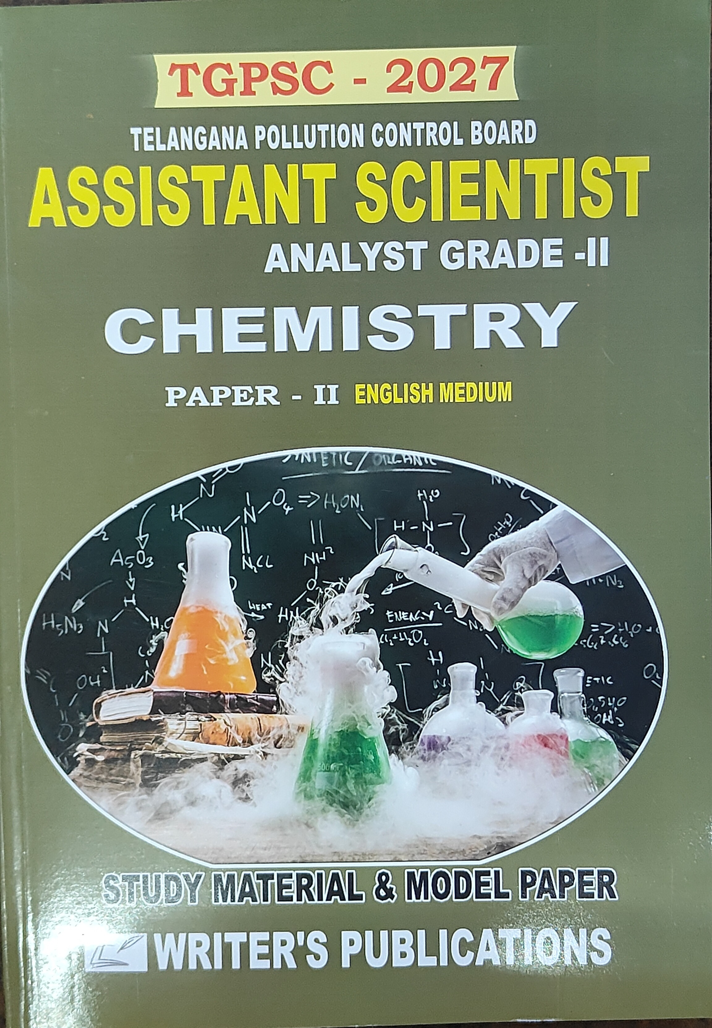 (E/M) CHEMISTRY TG POLLUTION BOARD ASSISTANT SCIENTIST ANALYST GRADE-2